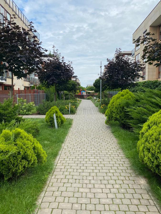 Blekitny Apartament - Wilanow Warszawa Exteriör bild